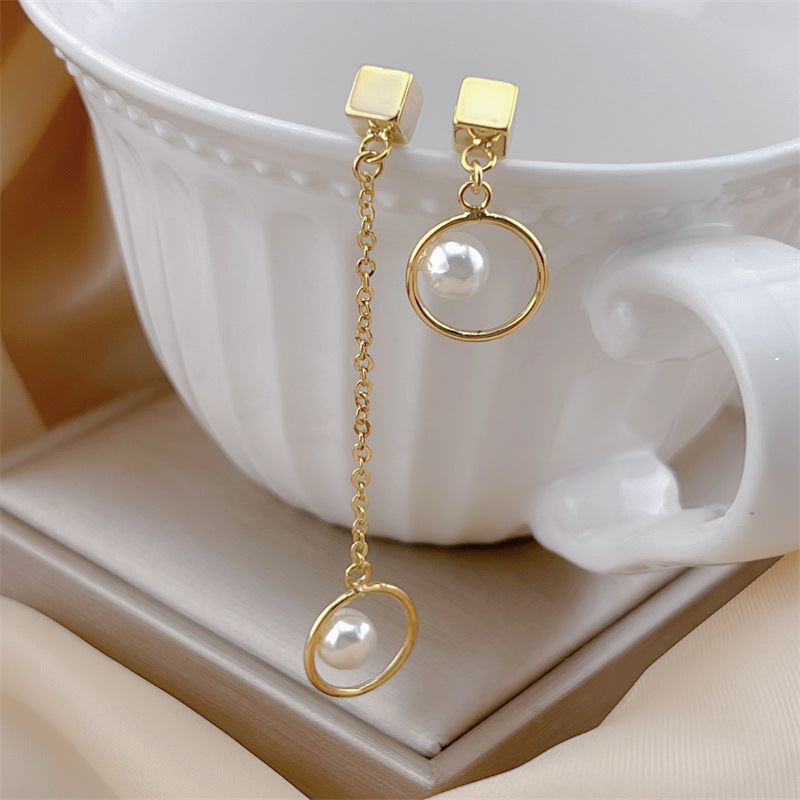 Elegant Bowknot Pearl Exquisite Design Personalized Earrings