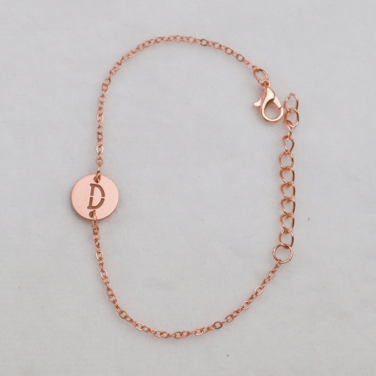 Women's Hollow Circle Letter Name Jewelry Trend Bracelets