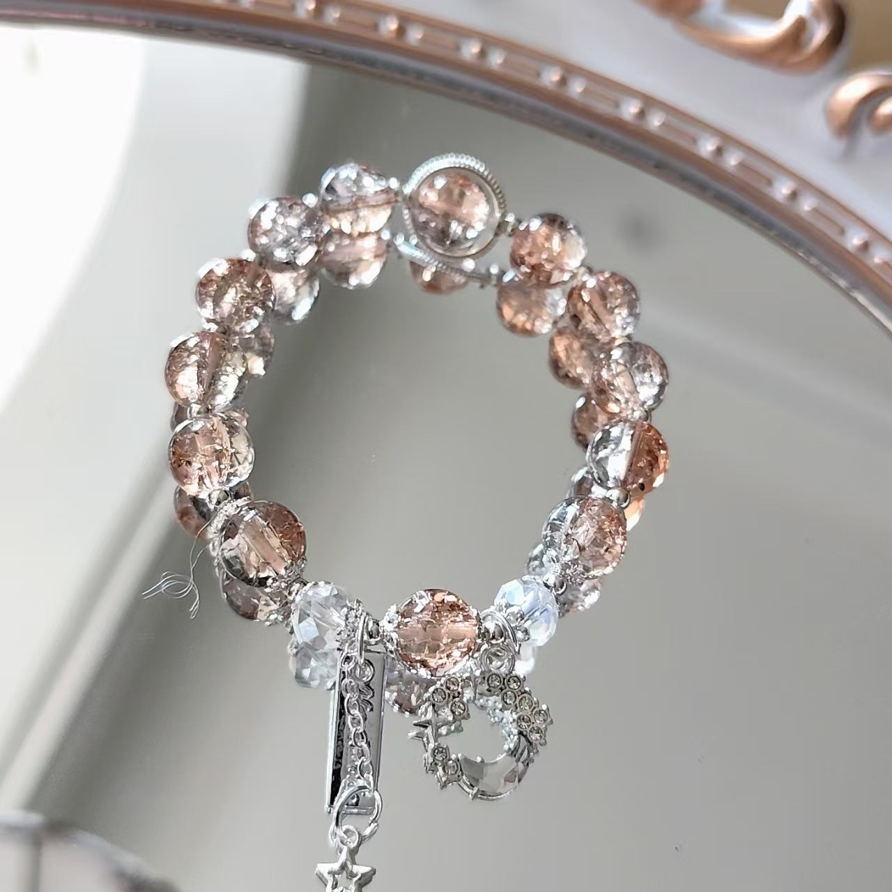 Moon Purple Glazed Female Design Sweet Cool Wind High Sense Bracelet