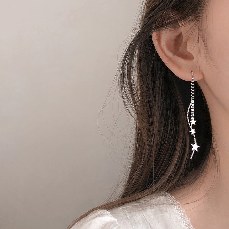 Female Temperament Face Slimming Niche Design Earrings