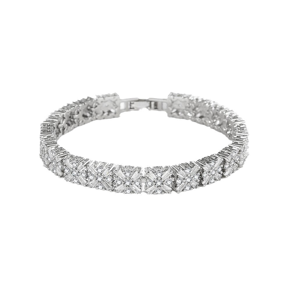 Bracelets de montre de mode féminine en Zircon de luxe Flash