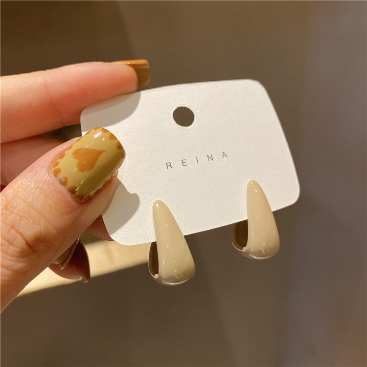 Women's Retro French For Trendy Niche Light Luxury Simplicity Temperament Earrings
