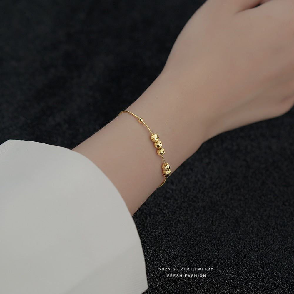 Bracelets de luxe pour femmes, perles légères, haut sens