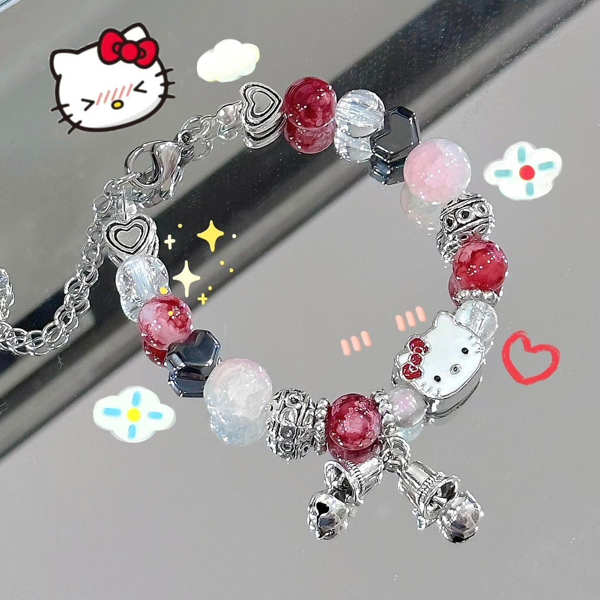 Bell Female Design Good-looking Cartoon Hand Bracelets