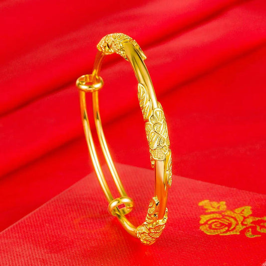 Rattan Fashion High-grade Flower Timbo Branches Leaves Push-pull Gifts Bracelet