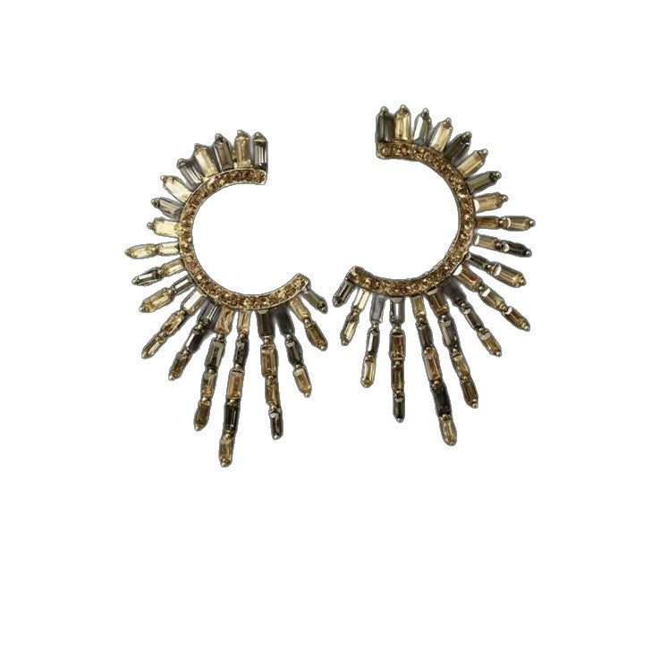 Fireworks Screw Personality High Class Elegant Design Bright Contrast Color Rings