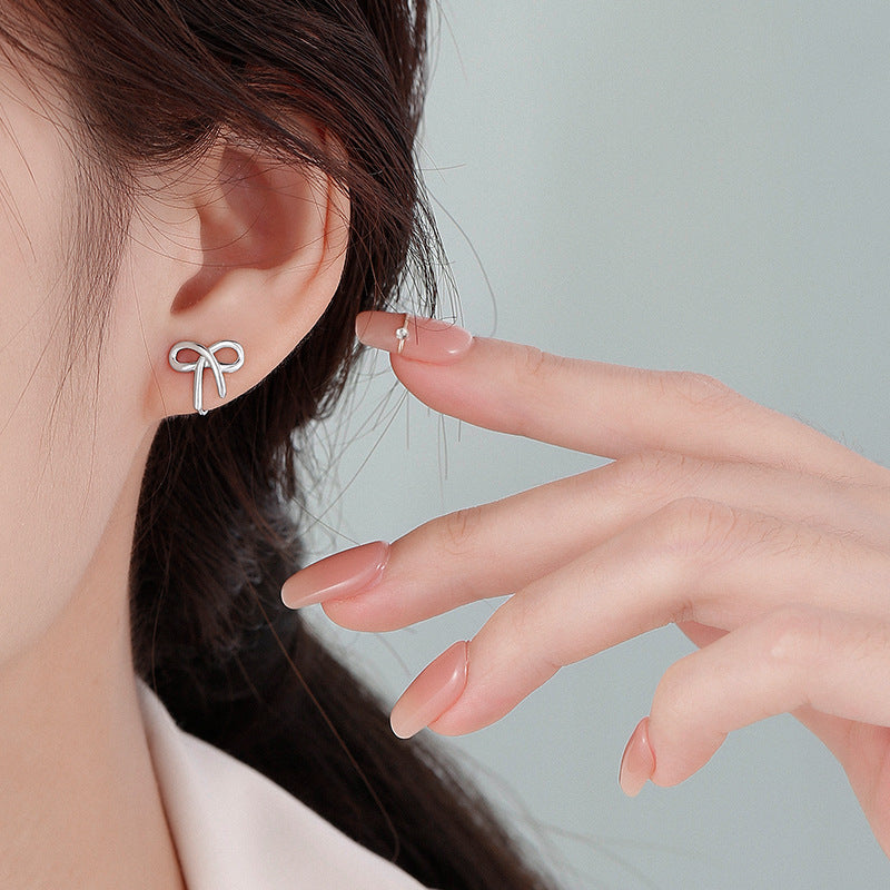 Women's Mosquito Coil Bow Sweet Daily Cute Ear Clip