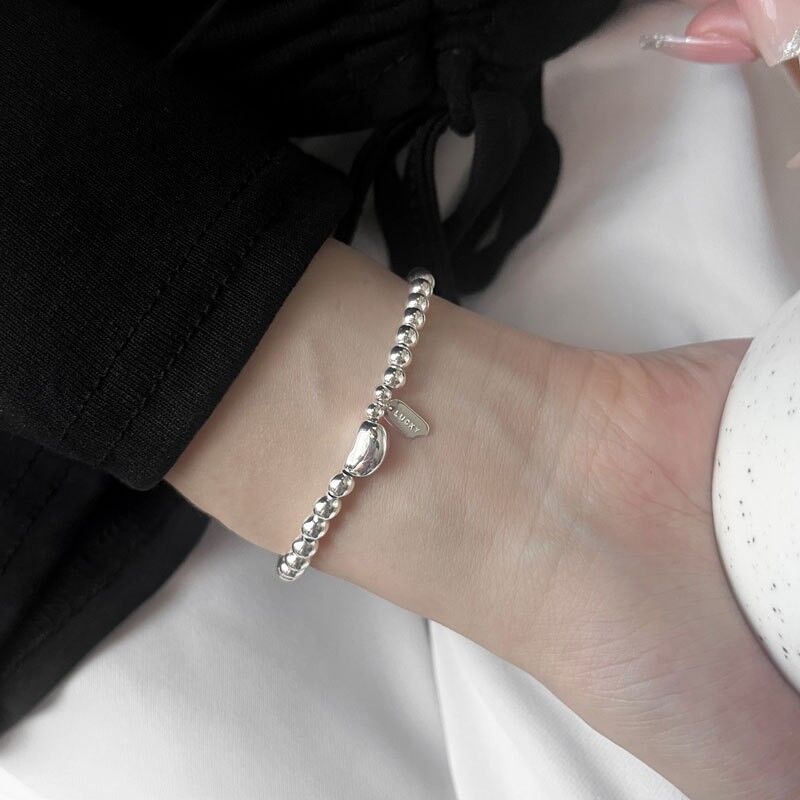 Bracelets de minorité de luxe féminins à perles légères simples