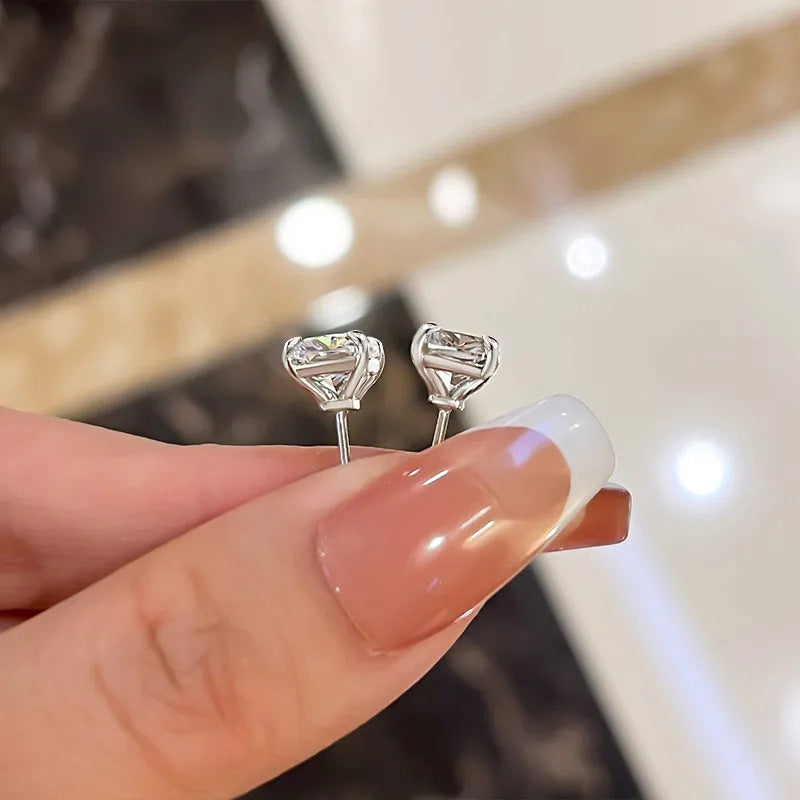 Square Geometric Ear Simple Niche Temperament Rings