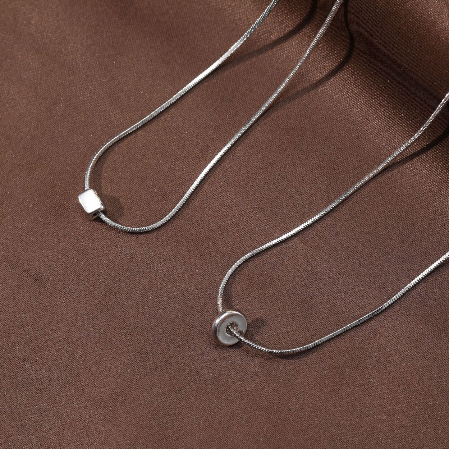 Pendant Design Simple Texture Snake Bone Necklaces