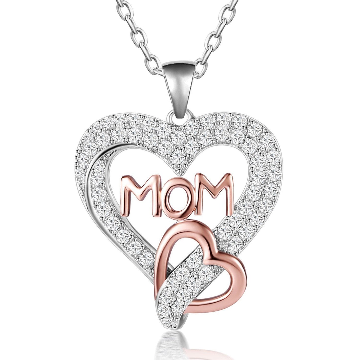 Bohemian Love Zircon Inlaid Letter Fashion Necklaces