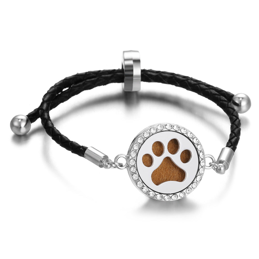 Leather Thread Perfume Diffuser Summer Braid Bracelet