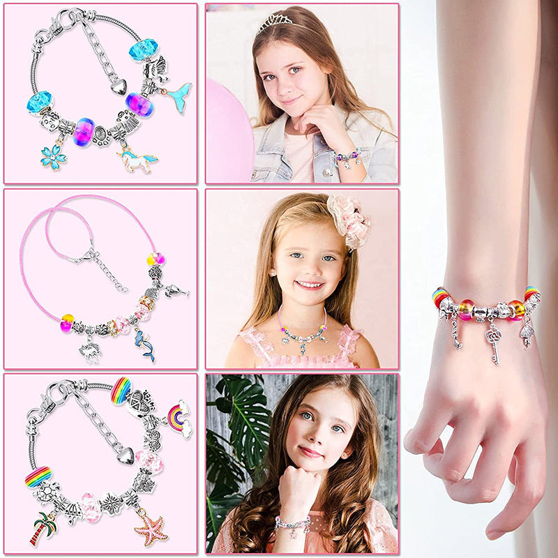 Children's Blossom Deer Crystal Combination Handmade Exquisite Bracelets