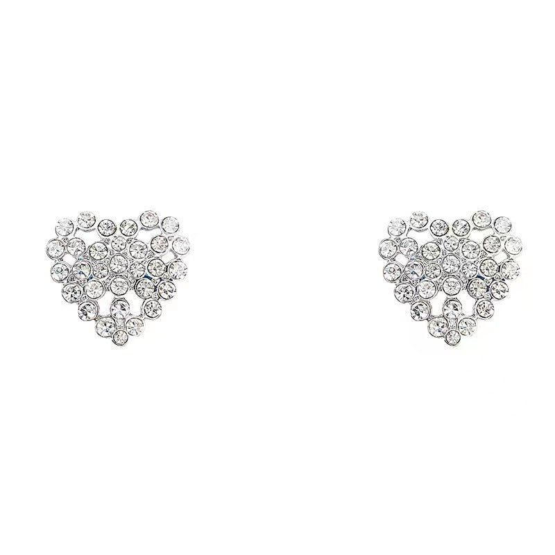 Women's Loving Heart Light Luxury High Sense Delicate Earrings