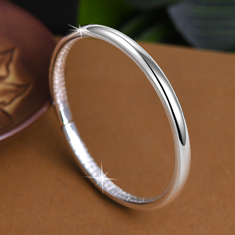 Women's & Men's Heart Sutra Ethnic Retro Traditional Opening Adjustable Solid Bracelet