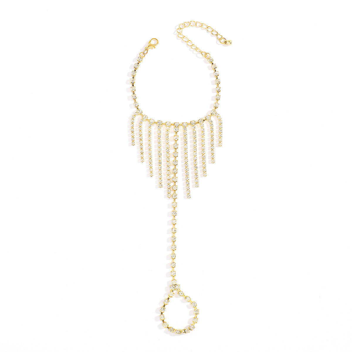Rhinestone Tassel Niche Temperament Sweet Cool Bracelet
