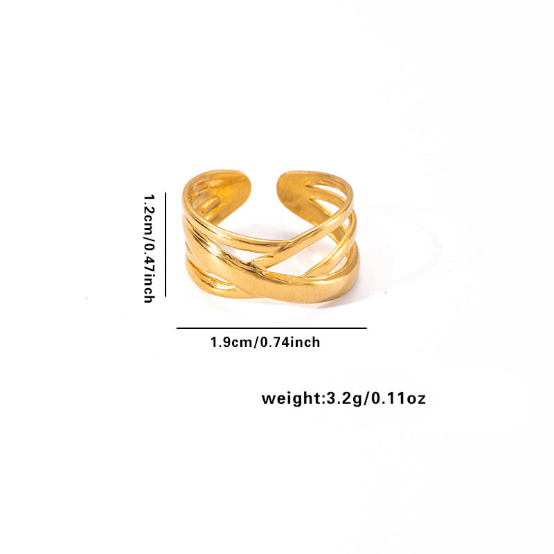 Women's Personality Vintage Ethnic Style Plated Love Ring