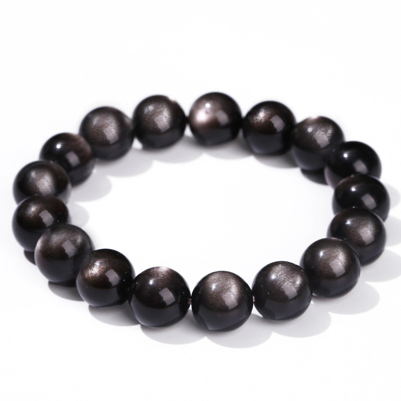 Women's & Men's Sier Stone Simple Personality And Single Bracelets