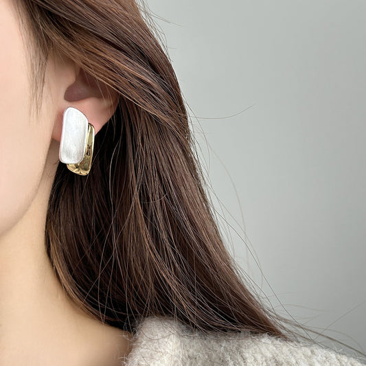Contrast Color Cold Style Elegant Simple Earrings