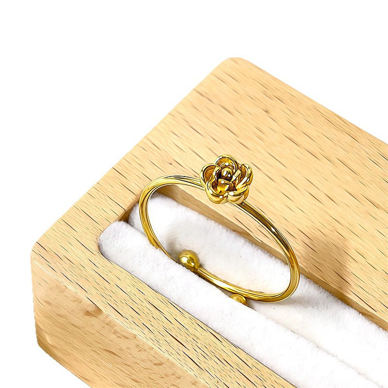 Personality Trendy Simple All Match Index Finger Sweet Little Daisy Ring