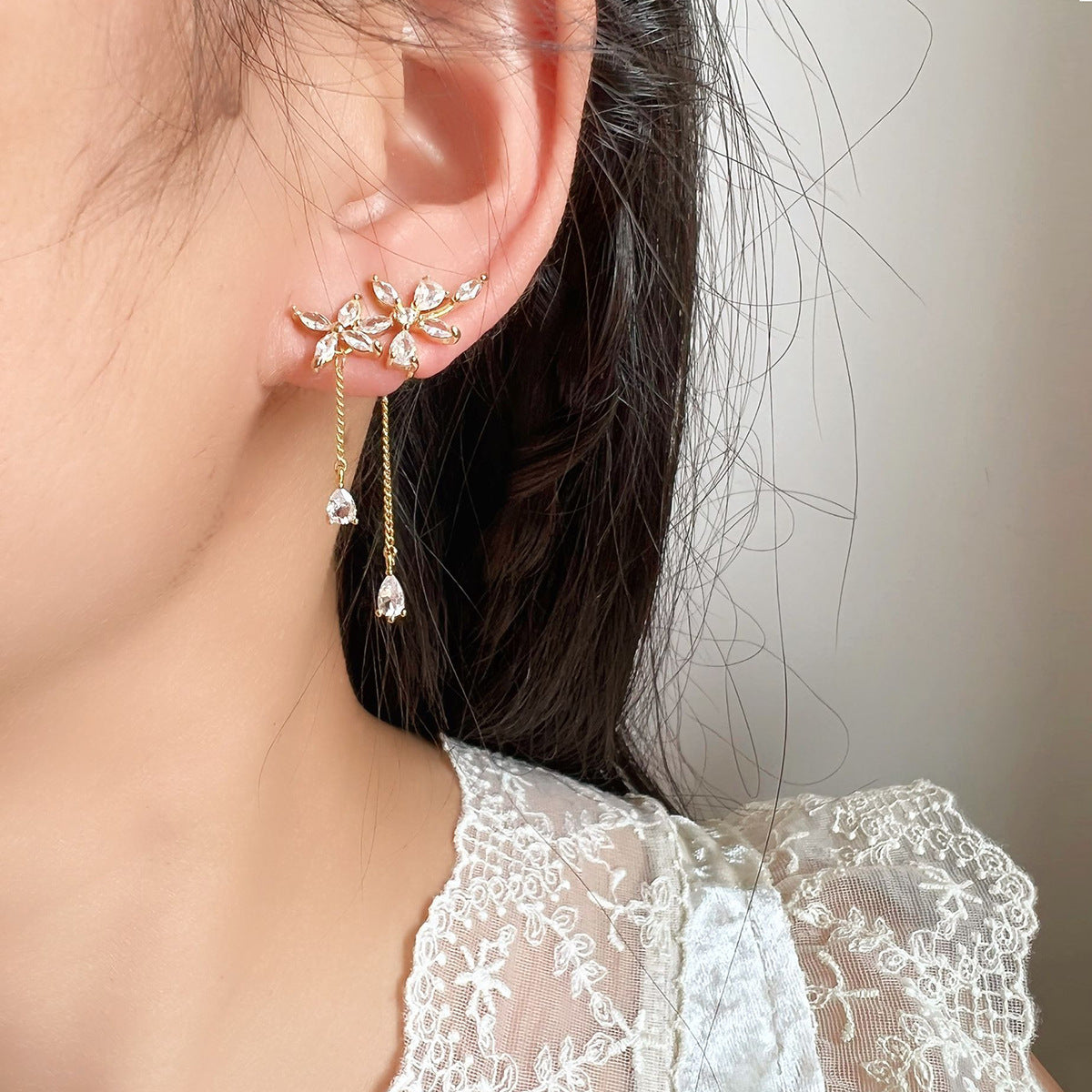 Fairy One-piece Mosquito Coil Female Sweet Tassel Earrings