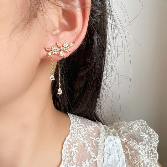 Fairy One-piece Mosquito Coil Female Sweet Tassel Earrings
