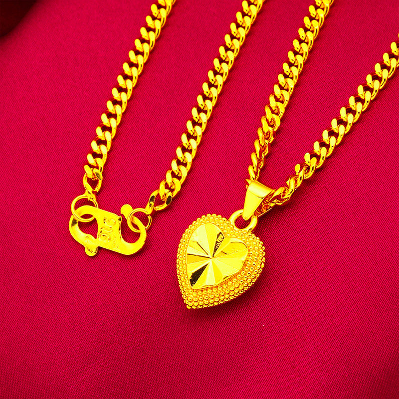 Women's Vietnam Placer Gold Fashion Love Philippines Necklaces