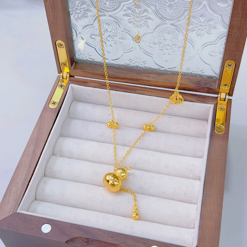 Ginkgo Leaf Variety Retro Affordable Luxury Fashion Design Necklace