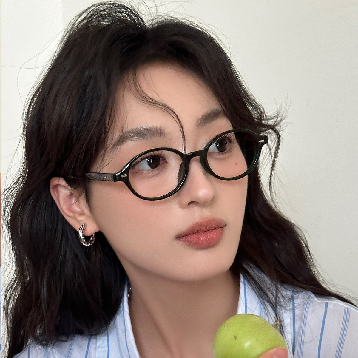 Women's Popular Ear Clip Female Niche Color Rings