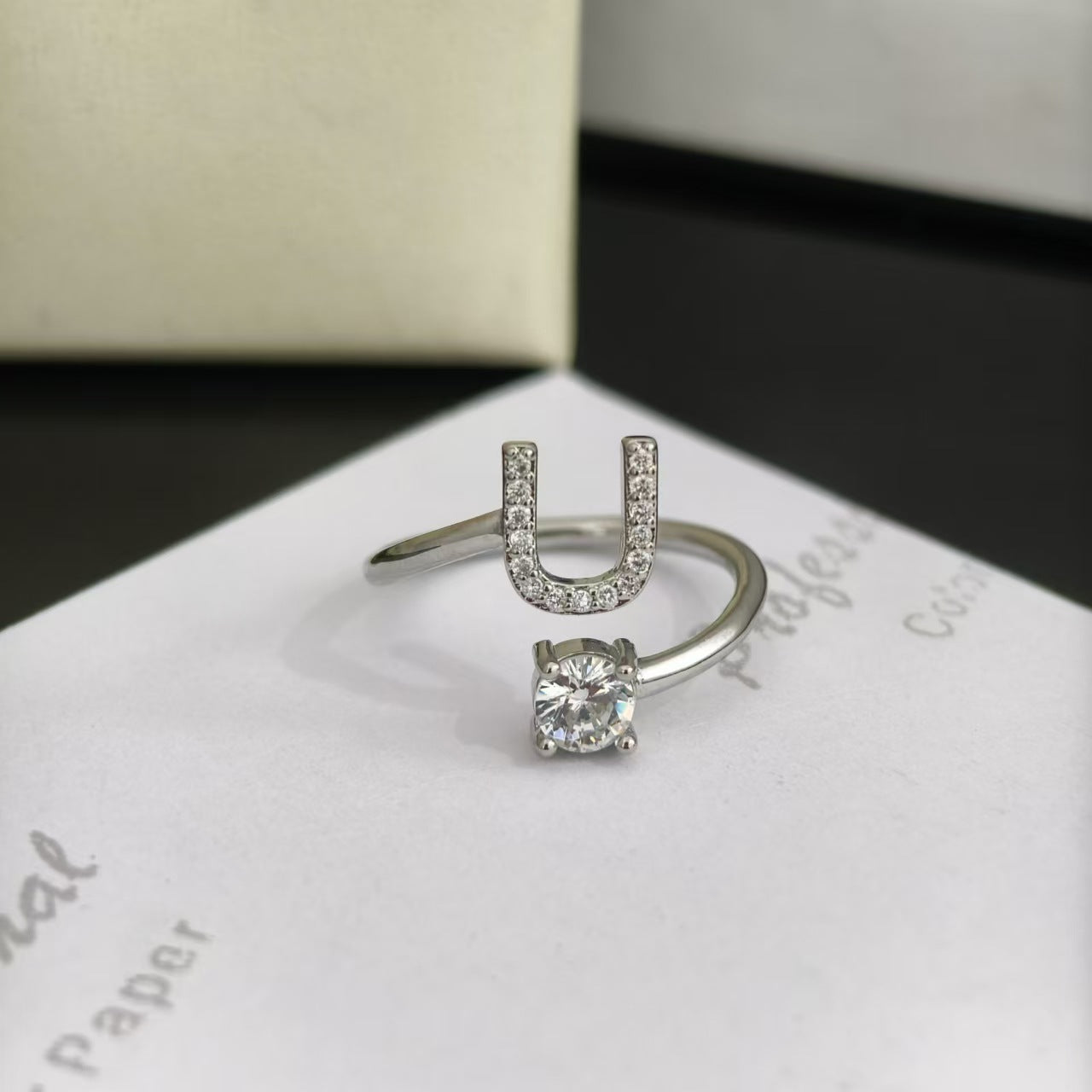 Open Female Your Name My Last English Personality Ring