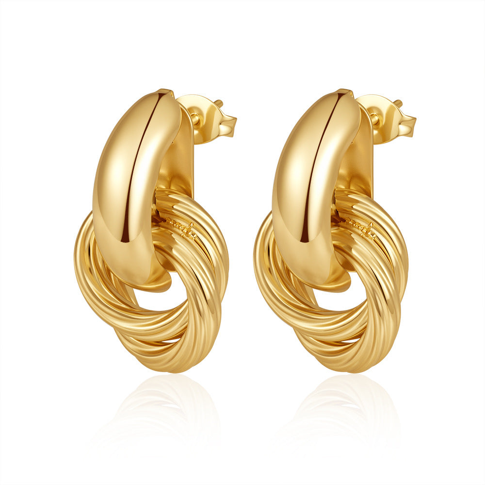 Women's Fashion Trendy Light Luxury Stainless Steel Rings