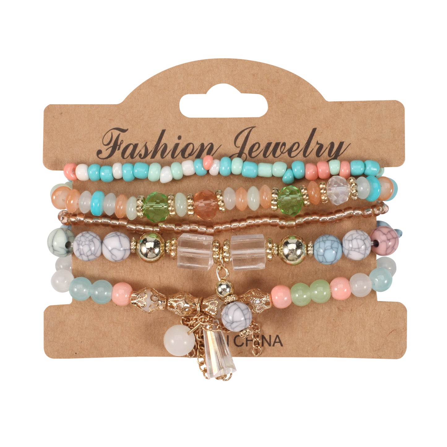 Fashion Creative Unique Bohemian Crystal Stretch Bracelets