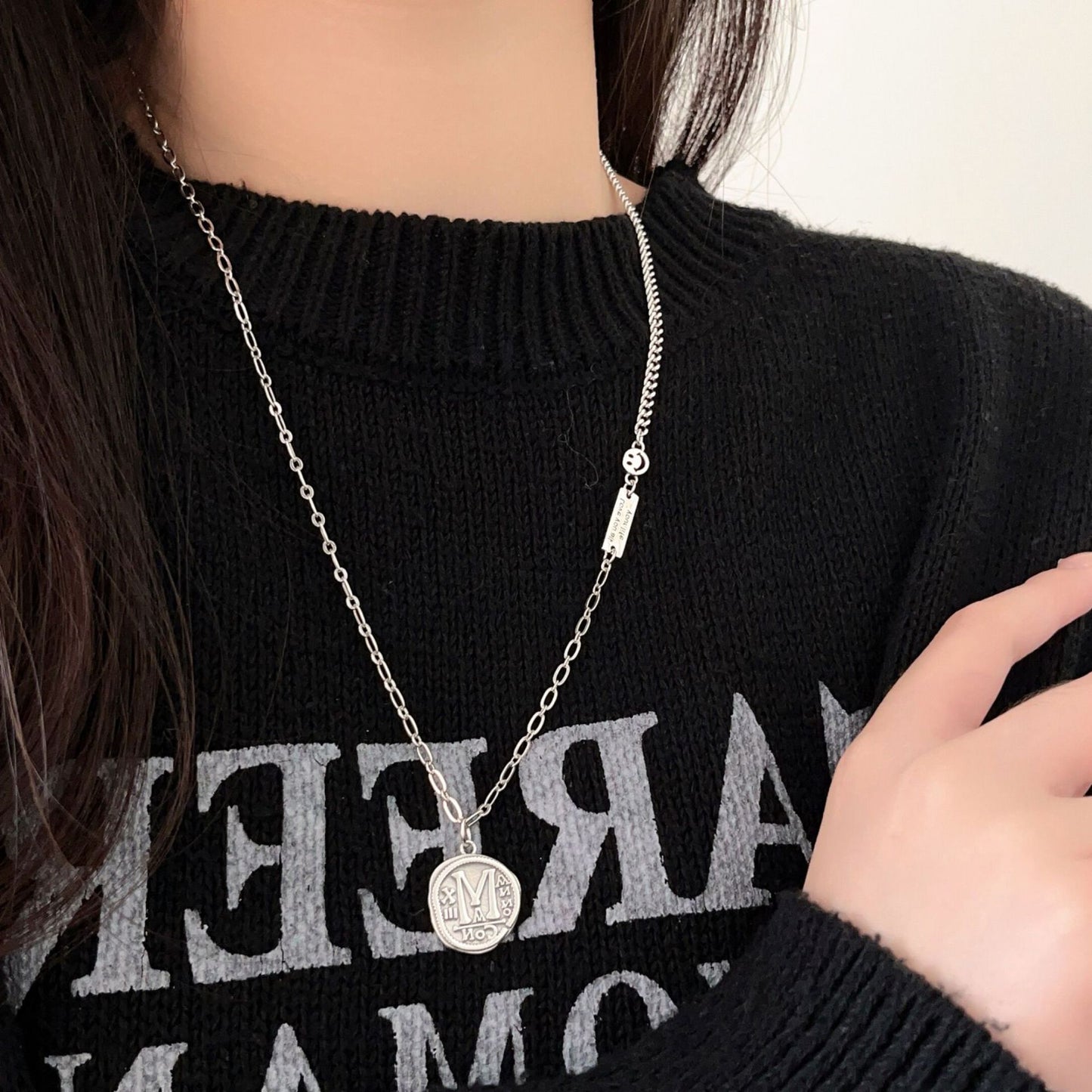 Women's Sier Sterling Sweater For Unisex Style Long Necklaces