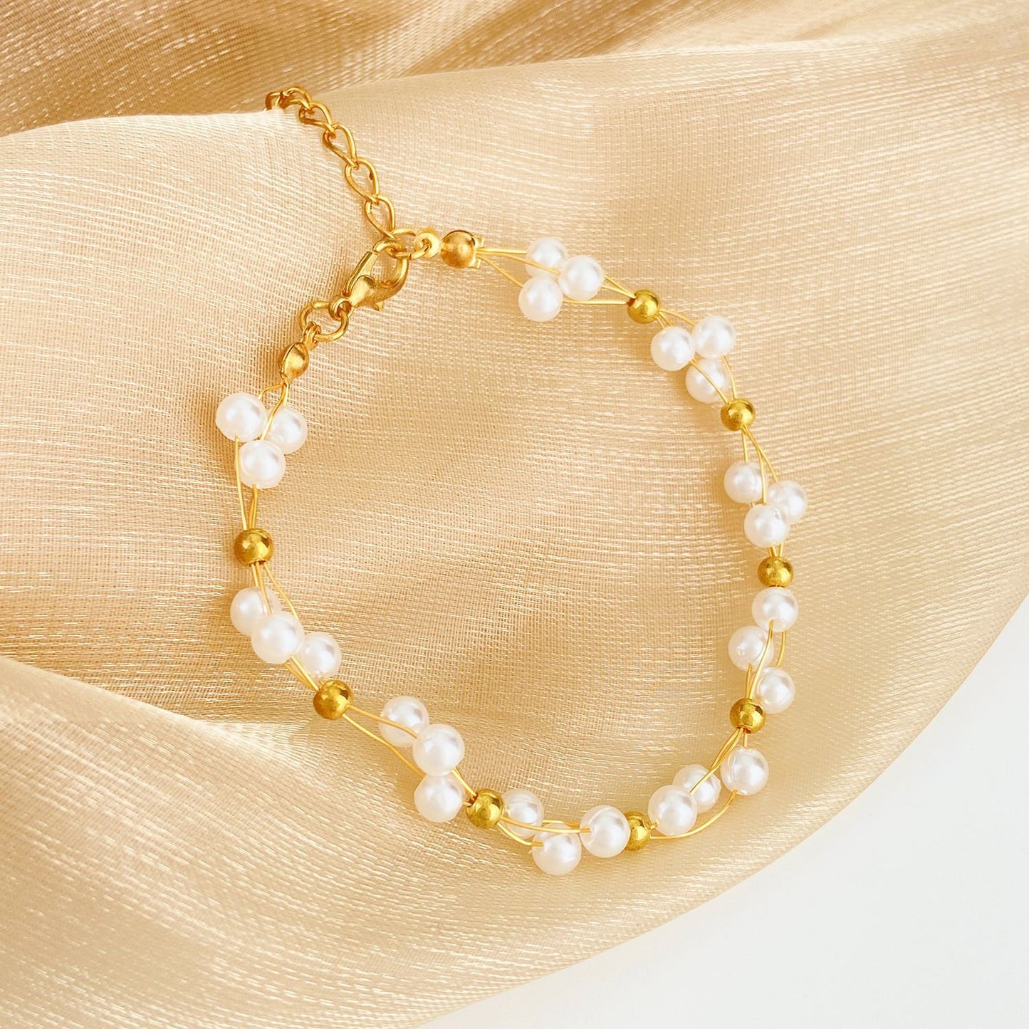 Women's Starry Pearl For Mori Style Ethereal Bracelets