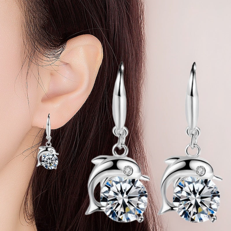 Style Fashionable Elegant Pisces Cute Ear Earrings