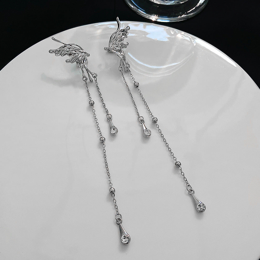 Women's Long Fringe Fashionable High-grade Design Sense Exaggerating Unique Earrings