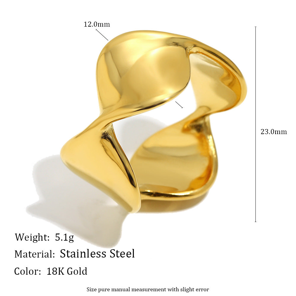 Fashion Simple Stainless Steel Plated Casting Bracelets