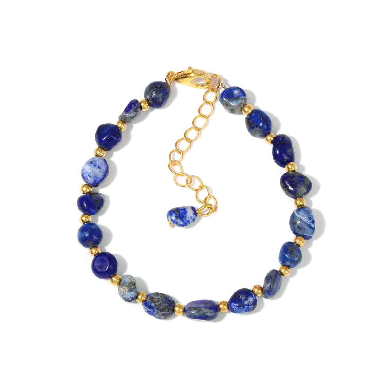 Women's Accompanying Natural Gravel Adjustable Irregular Simple Bracelets