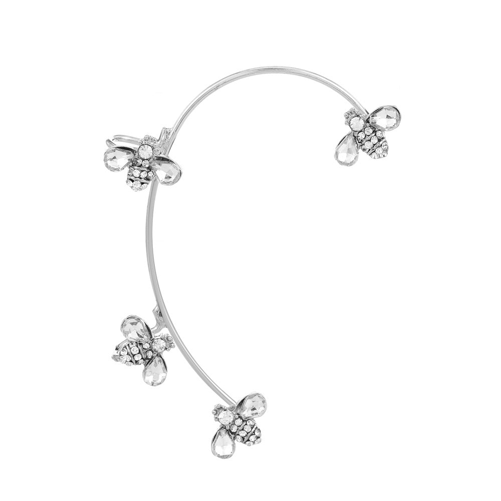 Women's Fairy Mori Style Diamond Butterfly Fashion Ear Clip