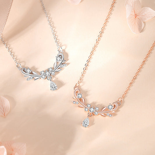 Women's Clavicle Chain With You Fresh Branches Necklaces