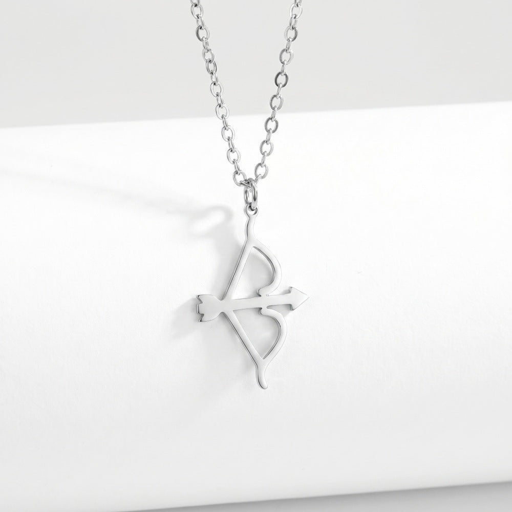 Simple Personality Love Cupid Bow Arrow Jewelry Set