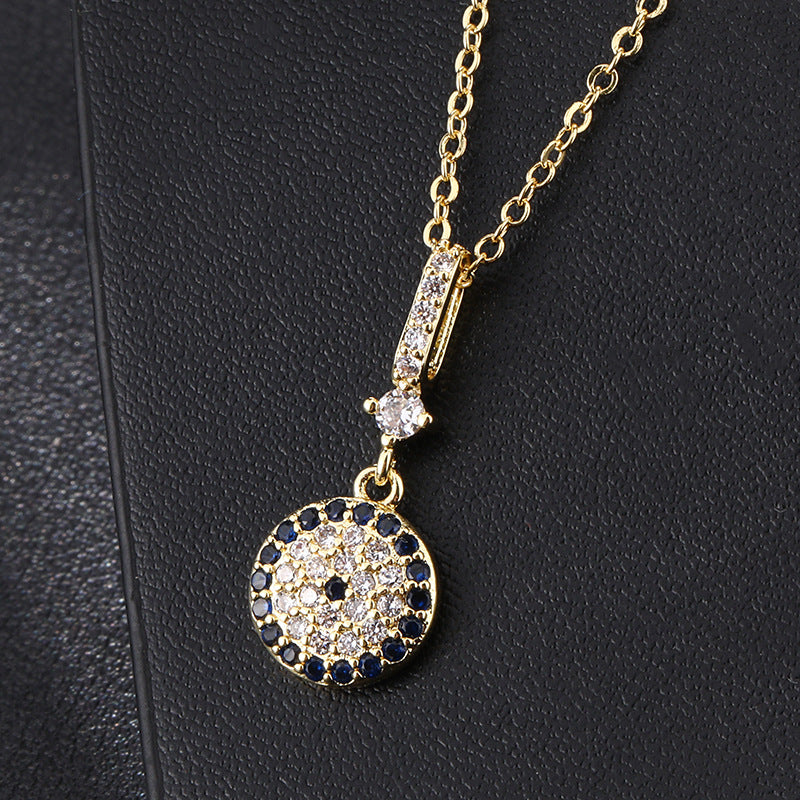 Fashion Devil's Eye Pendant Neck Accessories Necklaces