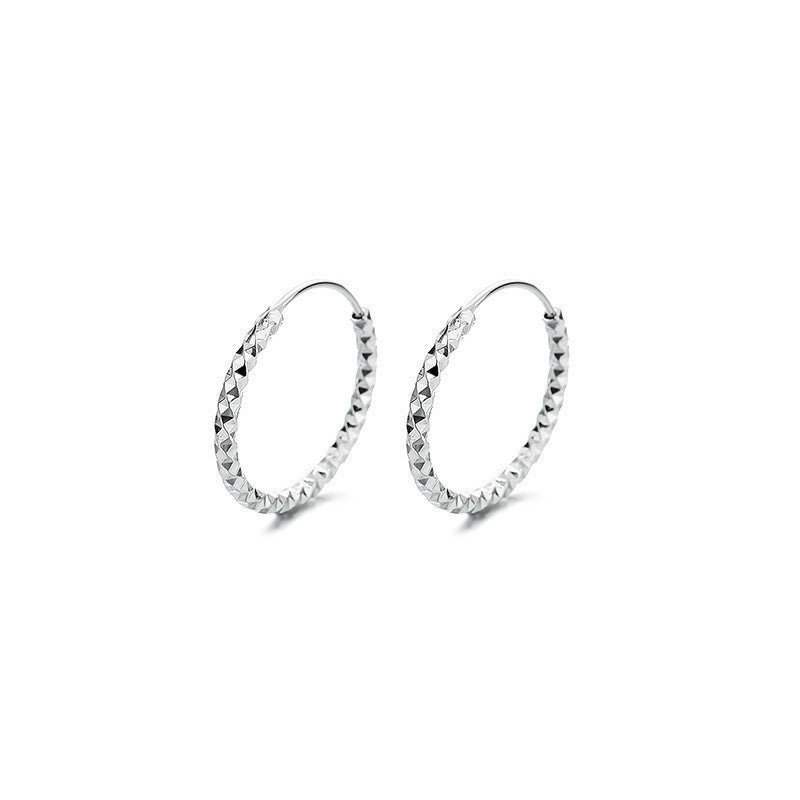 Boucles d'oreilles à Clip d'oreille ciel étoilé, Style unisexe, Section en forme de diamant