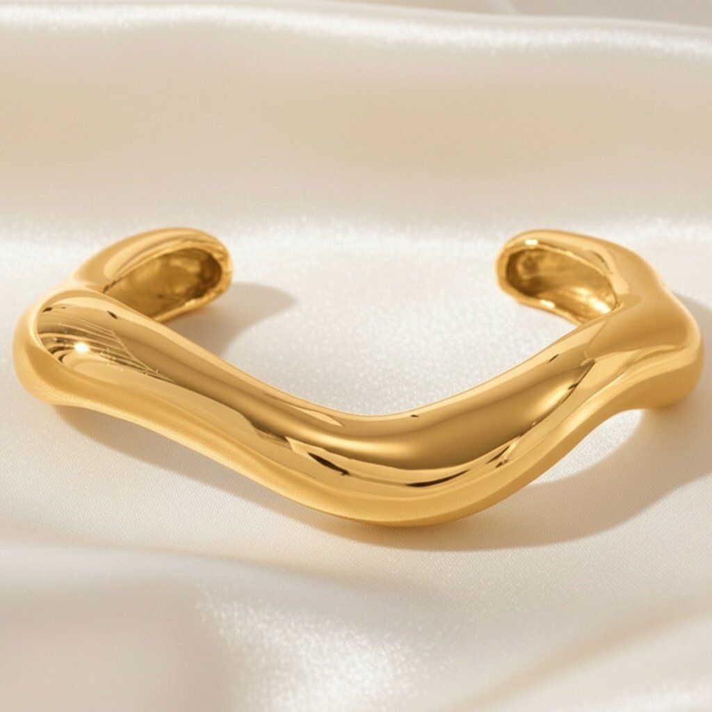 Glossy Geometric Irregular Fashion Environmentally Friendly Bracelet