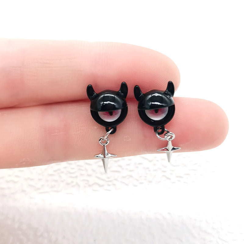 Funny And Cute Cartoon Little Monster Rings