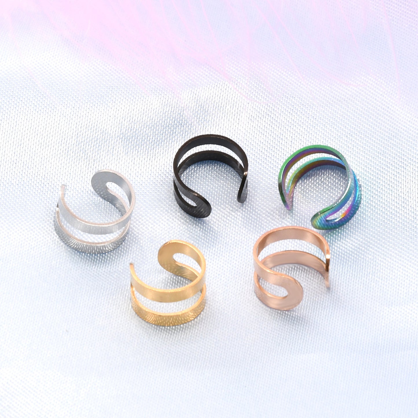 Personality Fashion U-shaped No Hole Eardrops Stainless Steel Ear Clip