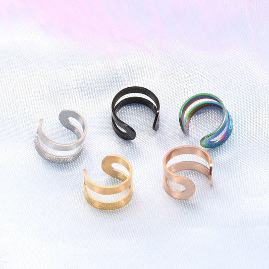 Personality Fashion U-shaped No Hole Eardrops Stainless Steel Ear Clip