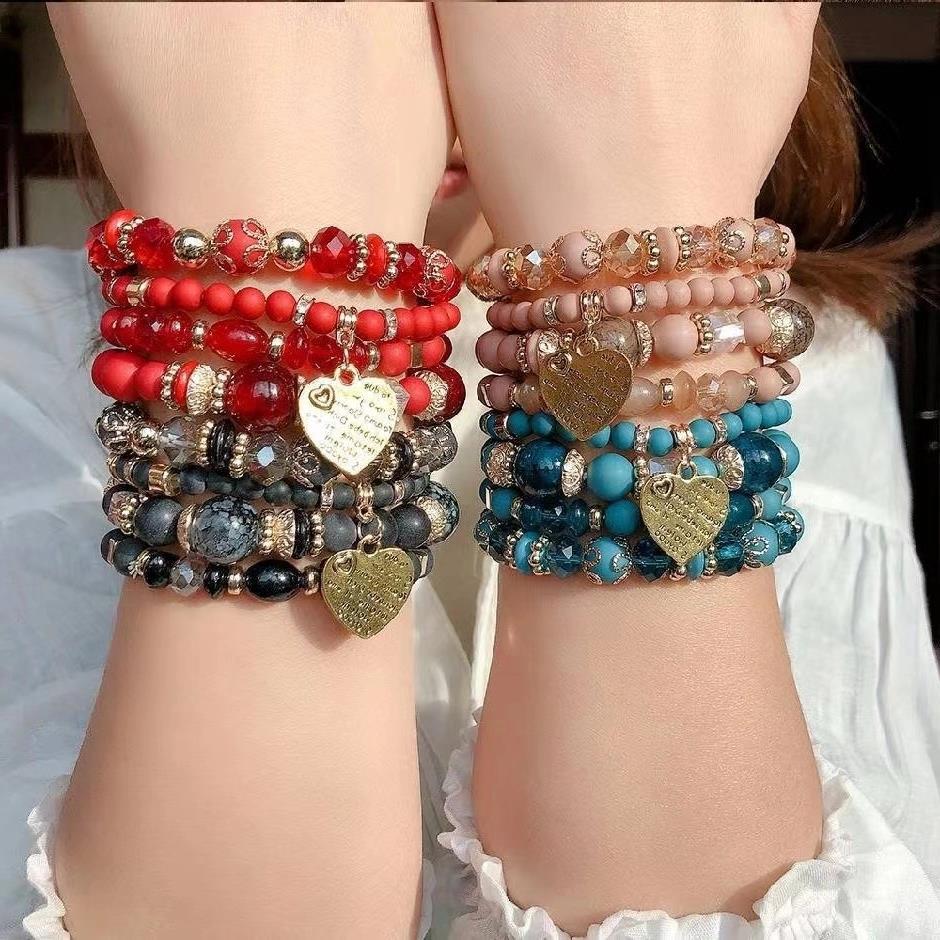 Ethnic Style Angel Wings Letter Alloy Bracelets