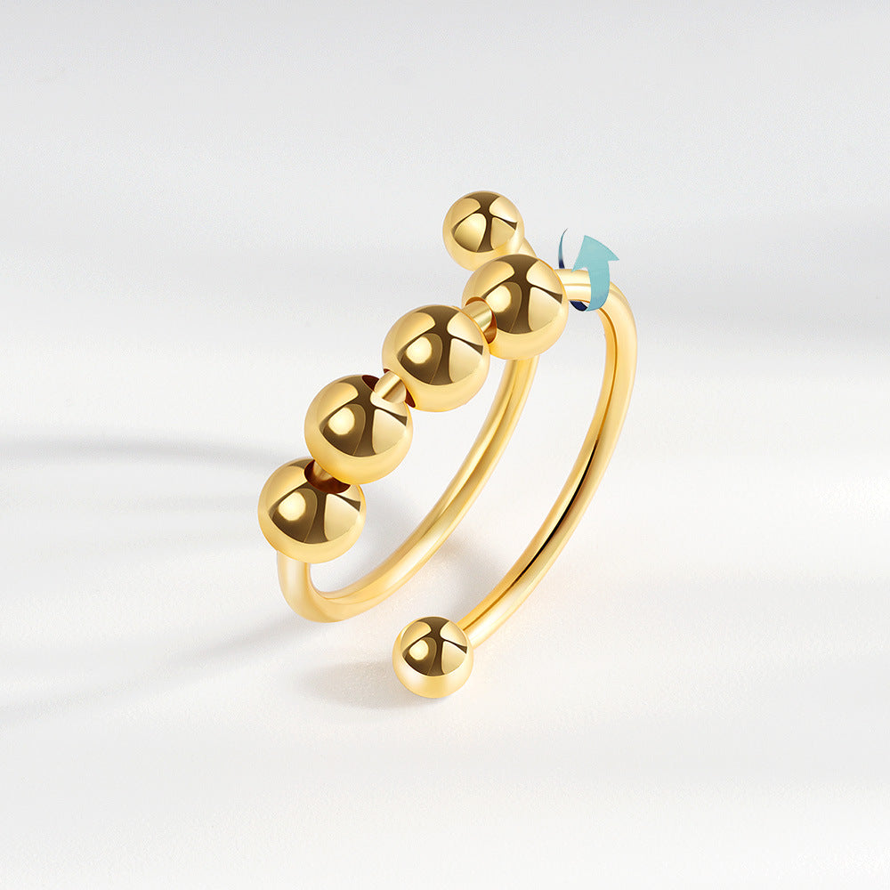 Women's & Men's Creative Stress Relief Geometric Beaded Rings