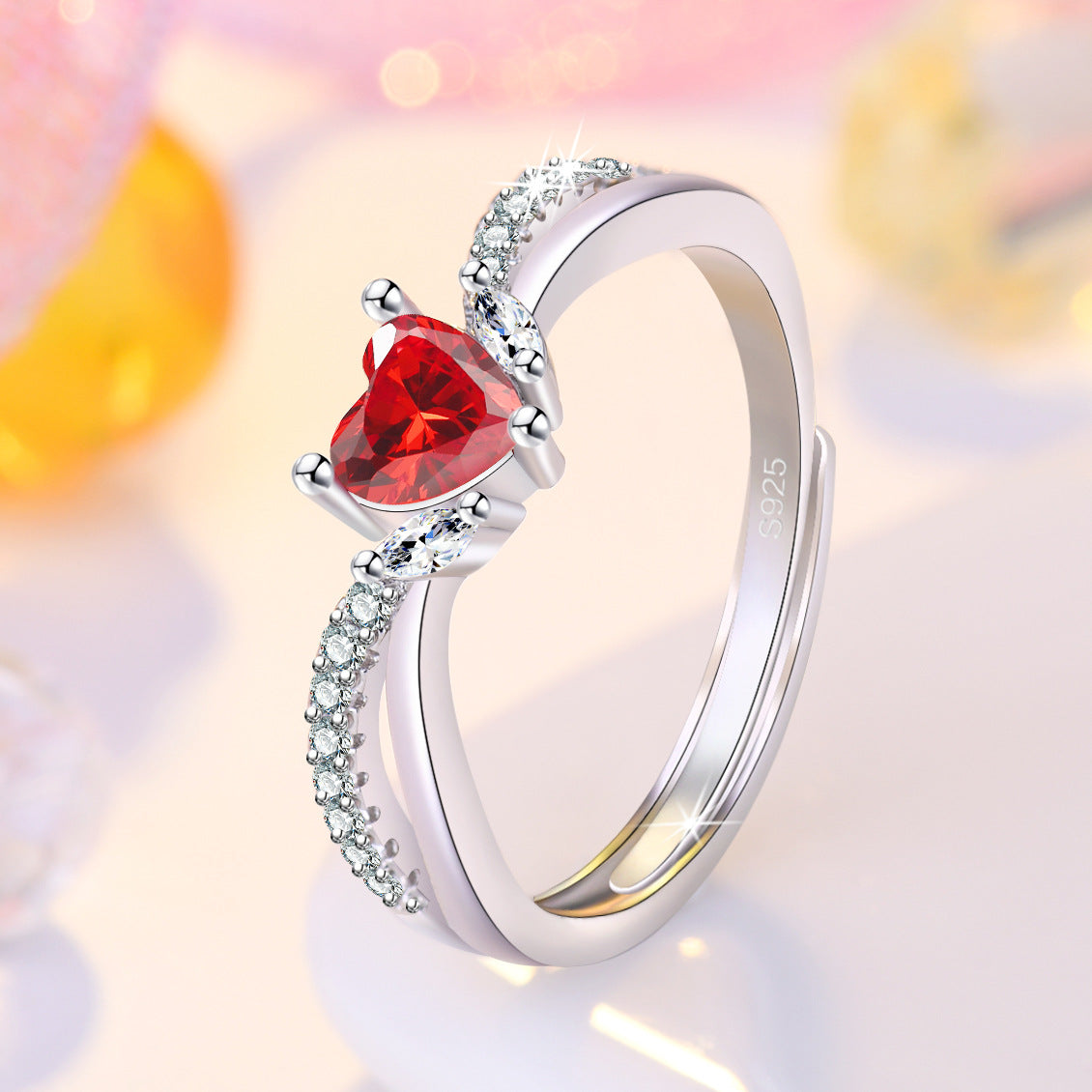 Finger Love Ruby Style Elegant And Rings